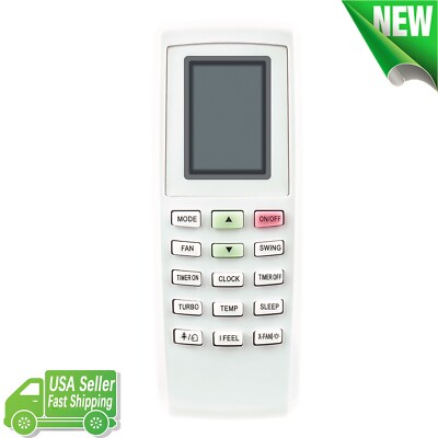 New YV1FB7 Replace Remote for Gree Lennox Air Conditioner YV1F7 GWH07PA-K3NNA6E
