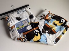 Bluey And Bingo HALLOWEEN Plush Throw Blanket 50 x 70 Pirate Mummy Costumes NEW