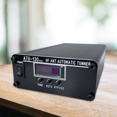 ATU-130 MAX Antenna Tuner Box 1.8-50MHz 200W Miniature Shortwave Antenna Tuner