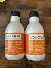 SASHAPURE CONDITIONER HEALING SULFATE-FREE Peruvian Sacha Inchi Oil USA 2 Pack