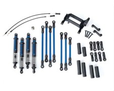 Traxxas 8140X Long Arm Lift Kit, TRX-4 Blue complete