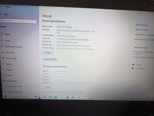 Acer aspire 5349 intel i5 Dual-core 15.6" laptop windows 10 Office Laptop - Picture 8 of 8