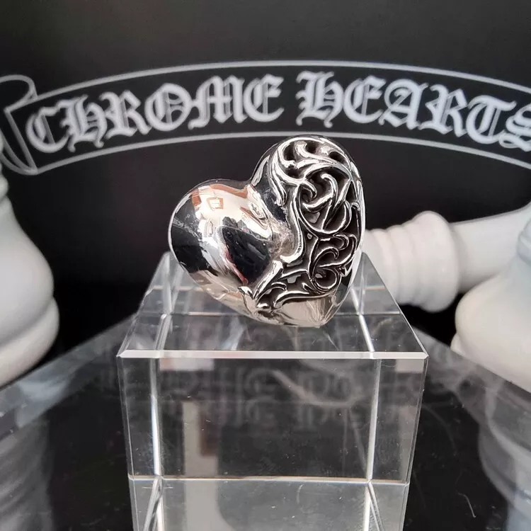 New Chrome Hearts, big Heart Ring Size 7