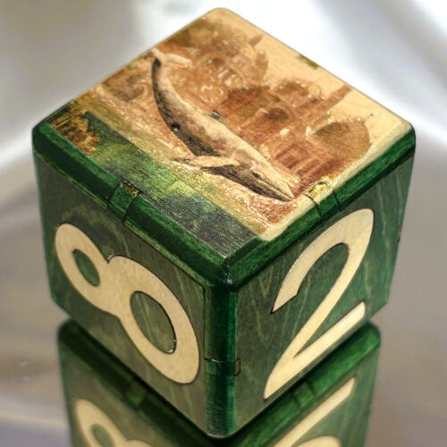 Skyward Swimmer - Whale Soars From Embrace - Backgammon Double Cube - Bild 8 von 9