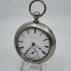 Antique Illinois " IOWA WATCH CO " Grade 1 18s 7j Key Wind Watch READ