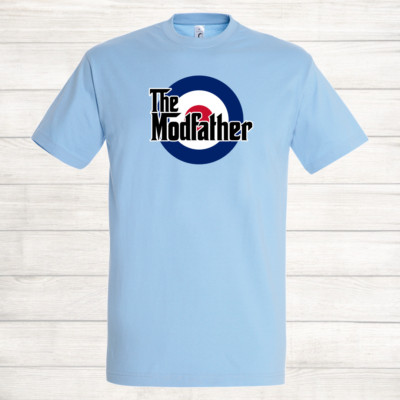 The Jam Paul Weller The Modfather Quadrophenia Roundal Mod T-Shirt