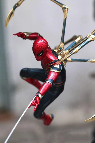 New 1:6 Scale Spider-Man Iron Spider Movable Action Figures Model Toy Collection