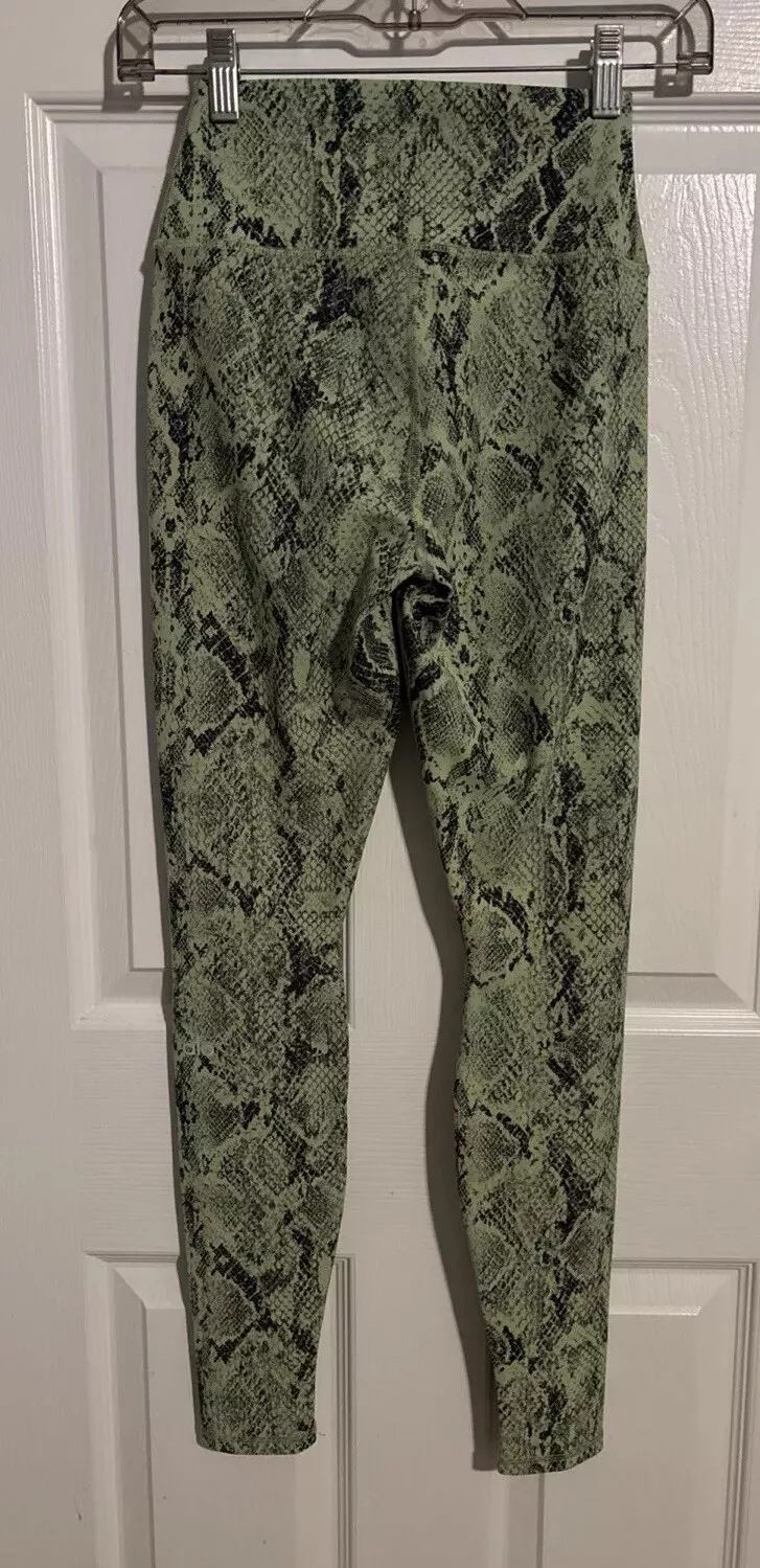 alo-yoga high waist full length snake print leggings