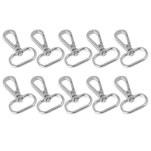 10x Swivel Lobster Clasps Clips Trigger Clips Snap Hook Key Chain DIY Bag Craft - Picture 15 of 23