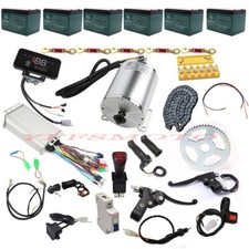 72V 3000W Electric Brushless Motor Controller Throttle for Scooter Bike Bicycle