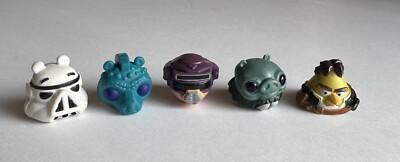 Angry Birds Star Wars Telepods Lot 5 Greedo, Han Solo, Ponda Baba, Leia ...NO QR