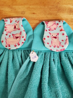 Set of 2 Handmade Hanging Kitchen Towels