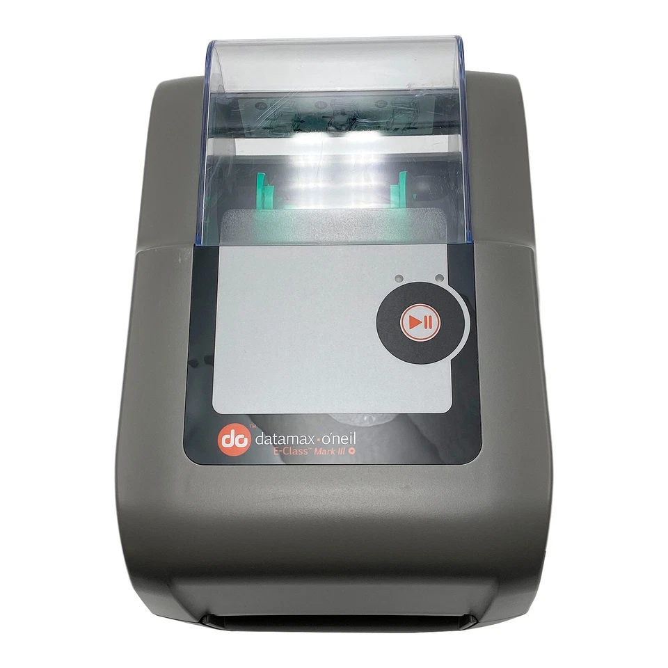 Datamax E-4205A E-Class Mark III Thermal Transfer Label Printer LAN USB Serial - Image 4 of 4