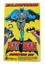 Vintage 1989 Colorforms Batman Adventure Set DC Comics Complete In Box UNUSED