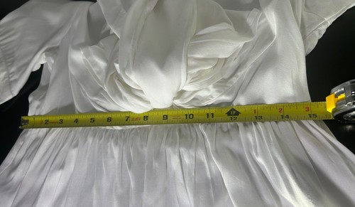 Top premaman donna Mamalicious bianco bottoni davanti blusa viscosa media nuovo con etichetta - Foto 7 di 9