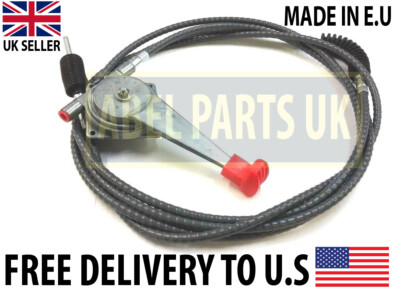 JCB PARTS - THROTTLE CABLE ASSY. MADE IN E.U FOR JCB MODELS(PART NO. 910/60195) 