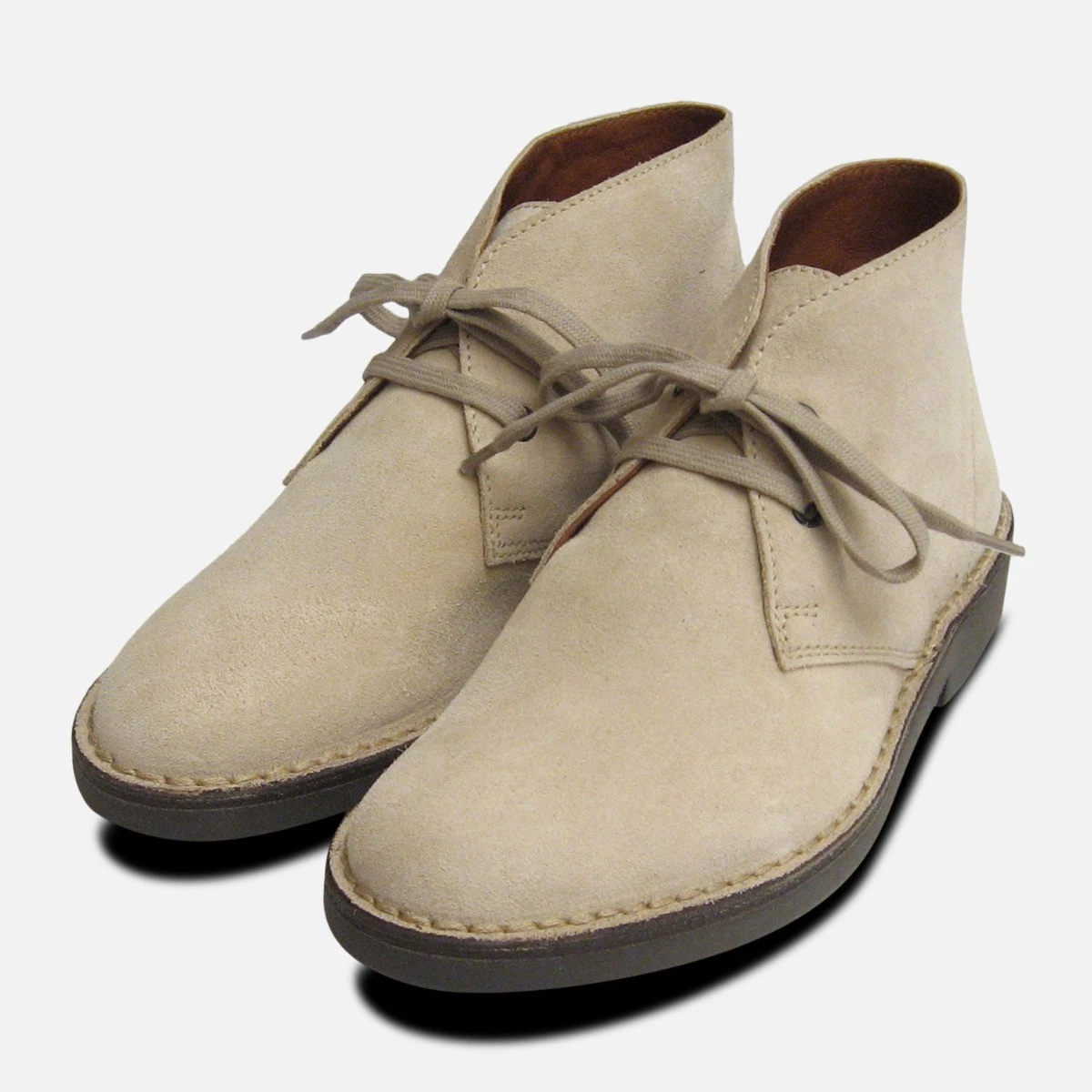 Beige desert hotsell boots