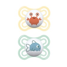 MAM Perfect Pacifier 2-Pack Size 0-6 Months Crab