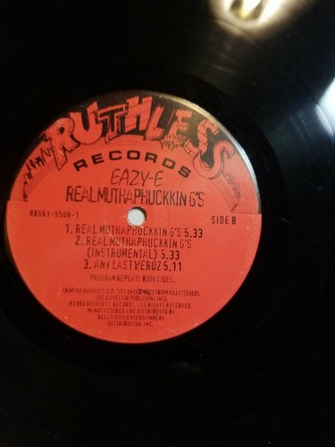 4 Vinyl Records Lot Eazy E Realmuthaphuckkin G Krazie Bone Thugz N.W.A Ruthless - Picture 7 of 13