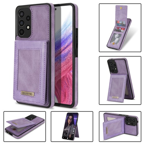 Wallet Case for Galaxy A53 5G A12 A51 52 71 with RFID Card Slots Kickstand Case - Photo 36 sur 41