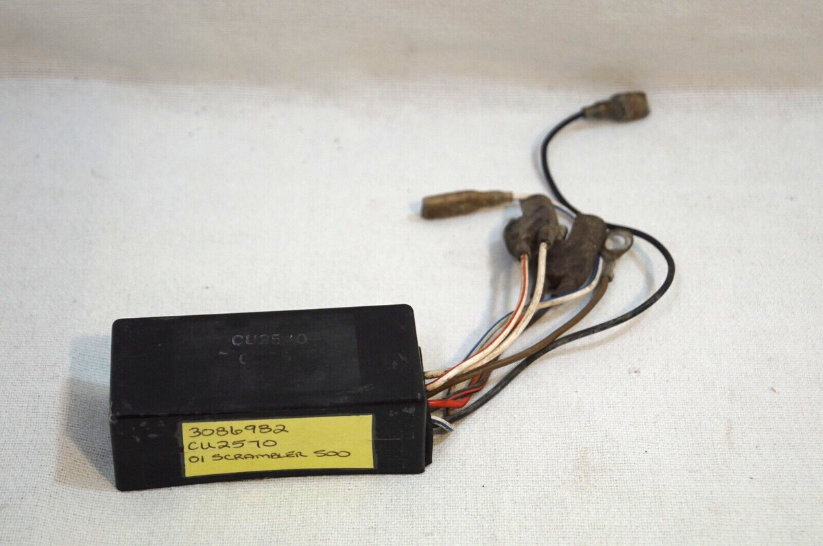 01 Polaris Scrambler 500 CDI ECU ECM Box Module OEM 3086982 01 Polaris Scrambler 500 CDI ECU ECM Box Module OEM 3086982