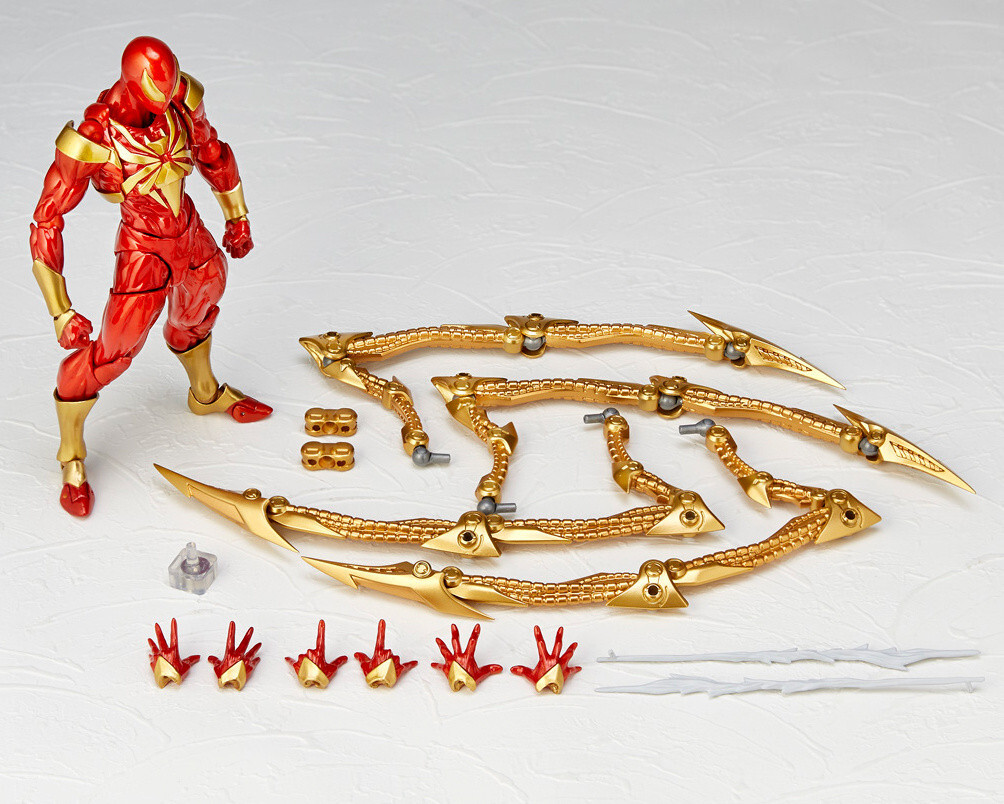 Revoltech Kaiyodo Amazing Yamaguchi Iron Spider Reissue from JAPAN