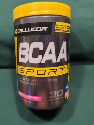 Cellucor BCAA Sport All Day Hydration & Recovery Cherry Limeade 11.6 oz Exp 2/26