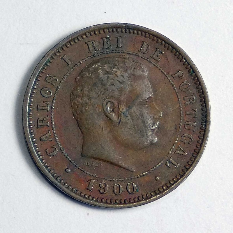 Portugal 1900 5 Reis KM# 530. #1307