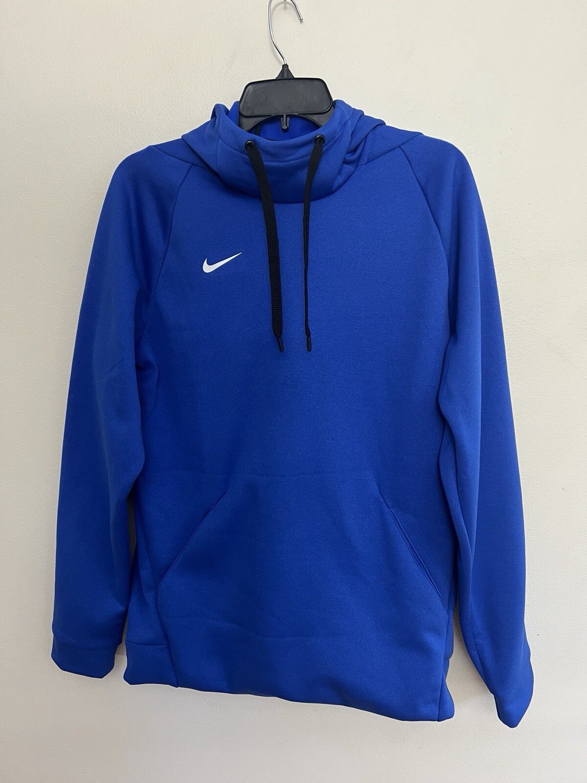 Nike Therma-FIT Pullover Hoodie Mens Small Blue Fleece Sweatshirt CN9473-493