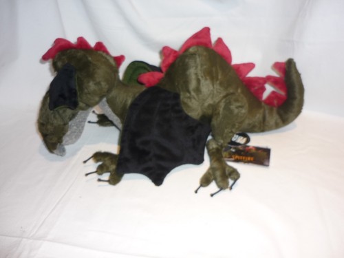 Sigikid Stofftier Plüschtier BEASTTOWN Beast Drache ca. 40cm. Grün/Rot - Bild 2 von 5