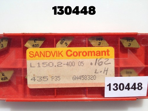 L150.2- 400 05 Grad 435 Neu Komplettpaket mit 10 Sandvik Wolframhartmetall-Einsätzen - Bild 3 von 3
