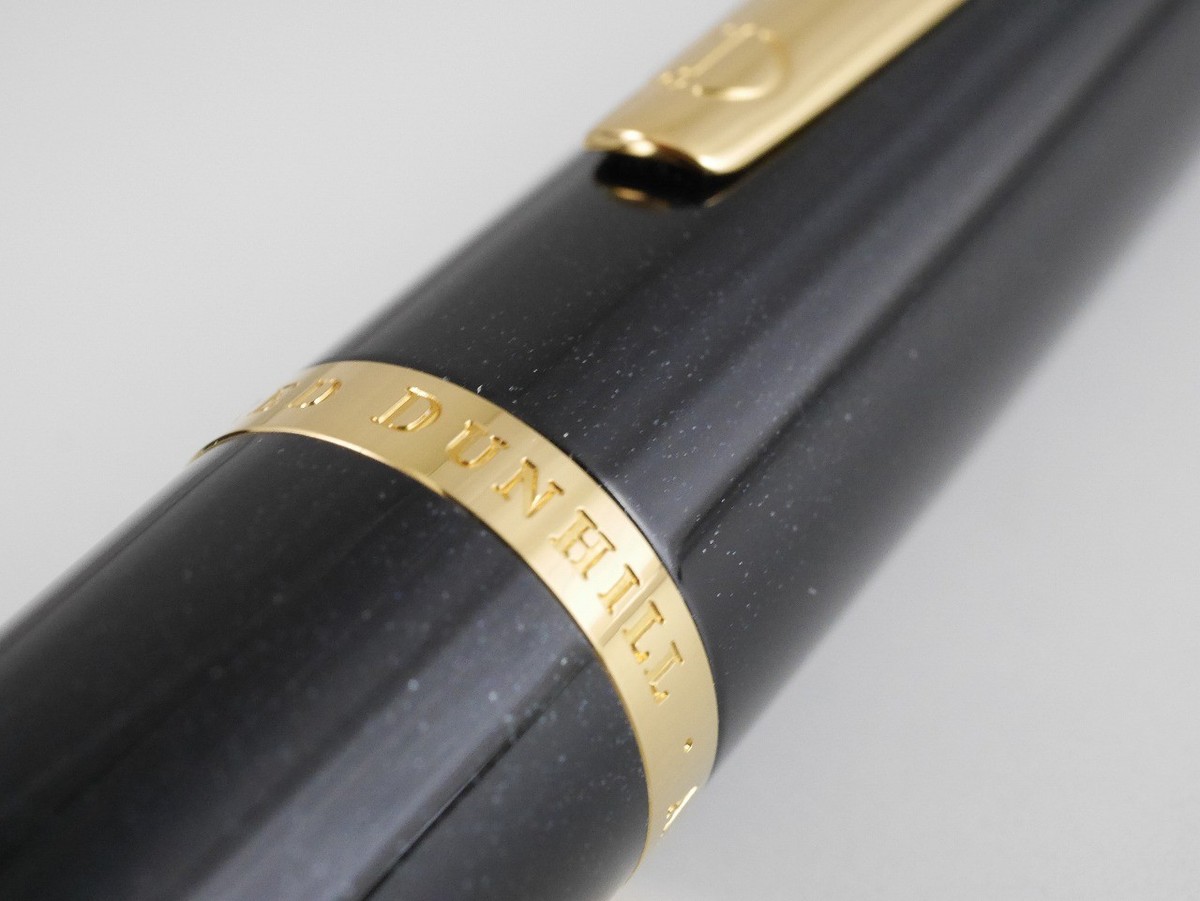 dunhill AD2000 Metallic Black GT Fountain Pen M (Excellent) FREE