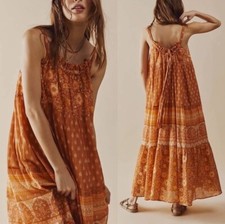 Spell & The Gypsy Collective UTOPIA STRAPPY SUNDRESS - CINNAMON Size Medium