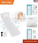 Ultimate Bath Pillow with Enhanced Support - Soft 5D Air Mesh & Suction Cups