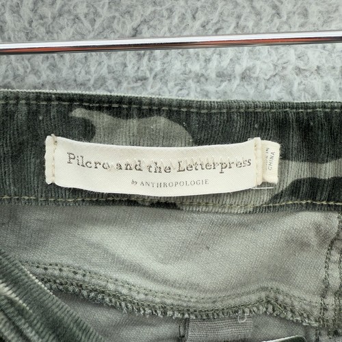 Pantaloni Anthropologie Pilcro e la tipografia donna 27 vita alta skinny mimetici - Foto 2 di 10