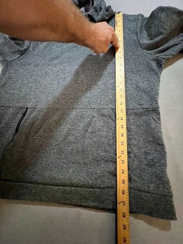 Sudadera Nike Dri-Fit Adulto XL Gris Pullover Mangas Largas Sudadera con Capucha Para Hombre. - Imagen 9 de 10