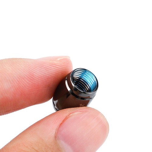 Para Porsche Car Wheels Tapas de válvula de aire de neumático Cubierta de polvo Sport Neo Chrome - Imagen 8 de 11