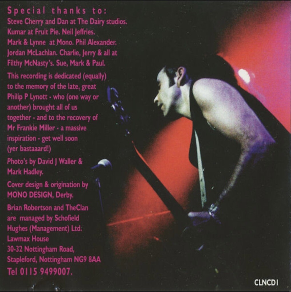 BRIAN ROBERTSON & THE CLAN - THAT'S ALL ! - VERY RARE 5 TRACKS