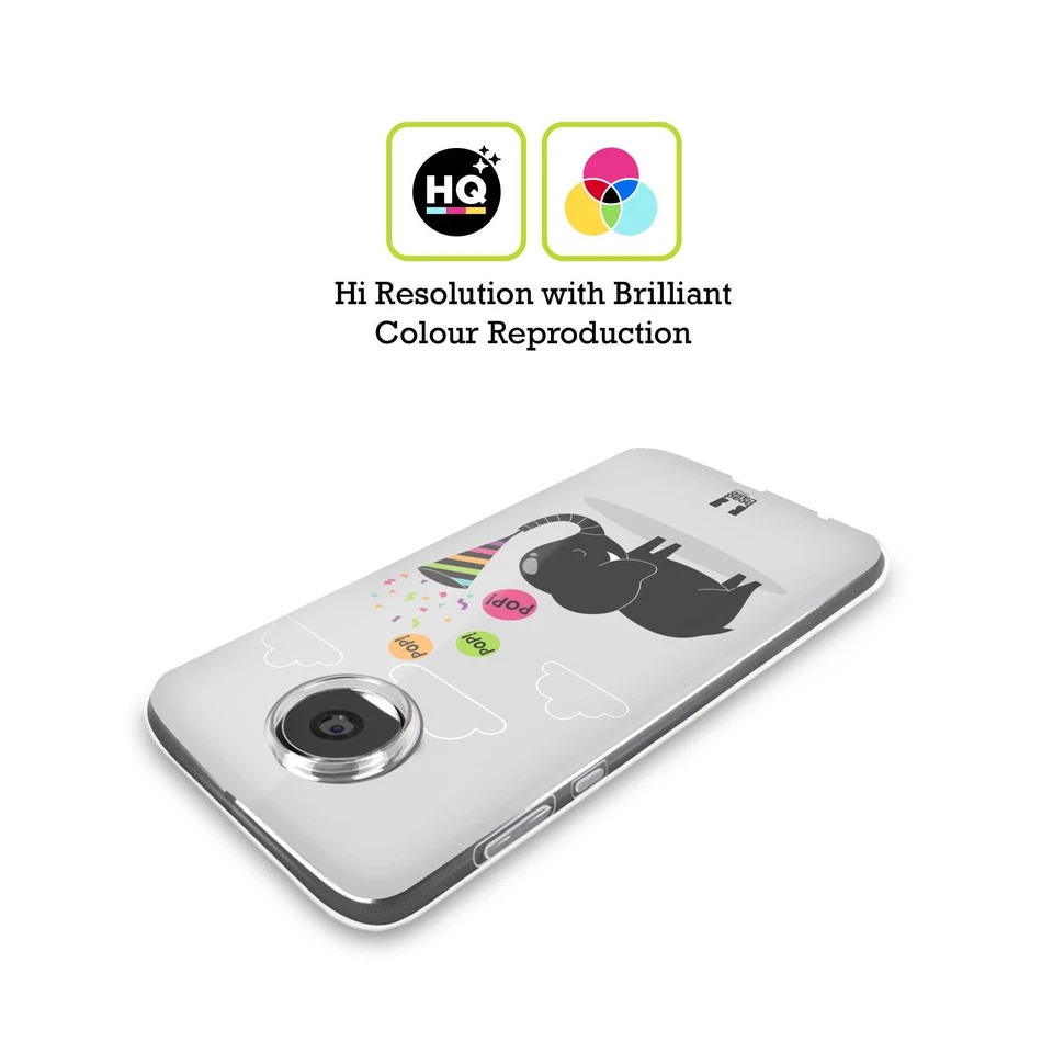 FUNDA DE GEL SUAVE HEAD CASE DESIGNS FIESTA ANIMALES PARA TELÉFONOS MOTOROLA Foto 2 de 4