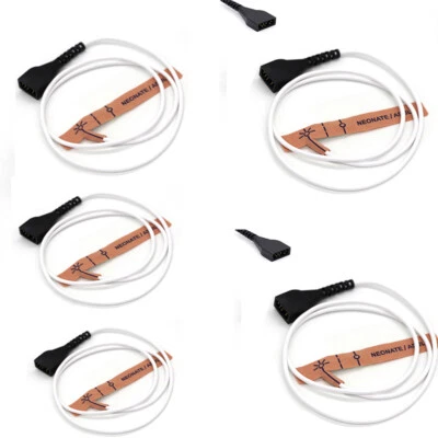 10Pc Apply to Nonin Neonate Adult Finger Sensor SpO2 Probe 7Pin Cable Disposable