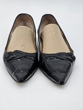 Jimmy Choo Black Patent Leather Pointed Toe Pump sz 38