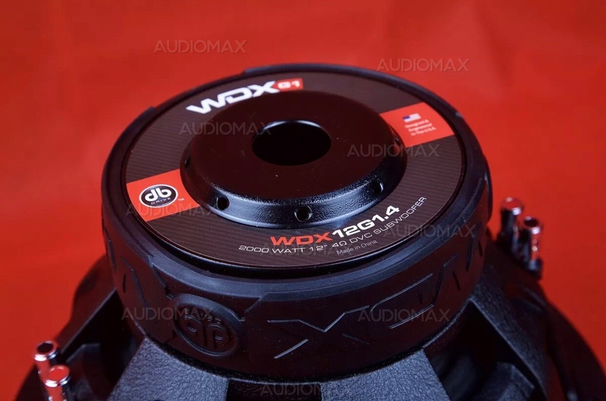 DB Drive 12″ 4Ω DVC Subwoofer 1000 watts RMS 2000 max