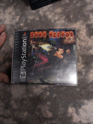 PlayStation PS1 Fear Effect 2001 Black Label 3 Disk