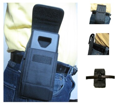 Mgbca Nylon Extended Holster Pouch Fits Galaxy S10+ Plus W/Hybrid Case On Device