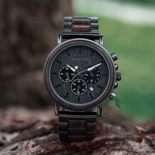 Luxury Stylish Wood Watches For Men Simplicity Wooden Quartz Watch Wristwatch - 第 9/10 張圖片