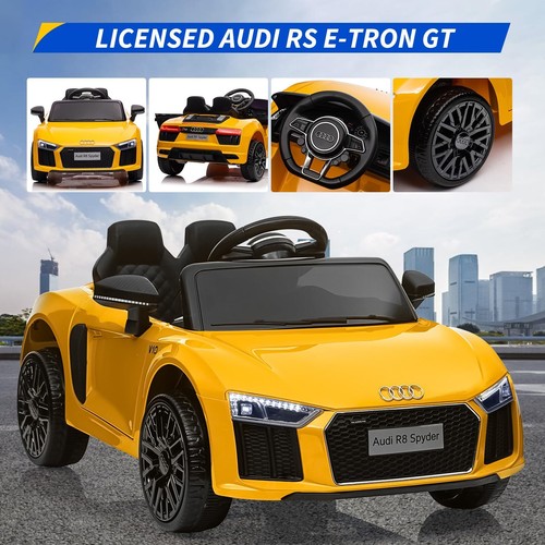 Ride On Toys for Kids Licensed by Audi Toy Car with Remote Control MP3 Player - Picture 10 of 16