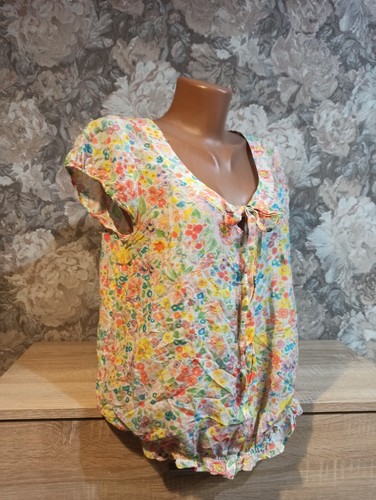 Camicia donna H&M taglia L multicolore floreale - Foto 6 di 7