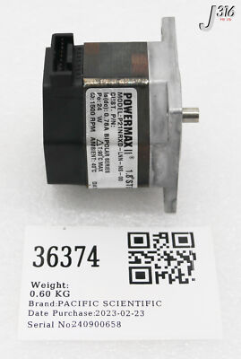 36374 PACIFIC SCIENTIFIC 1.8° STEP MOTOR, POWERMAX II P21NRXD-LNN