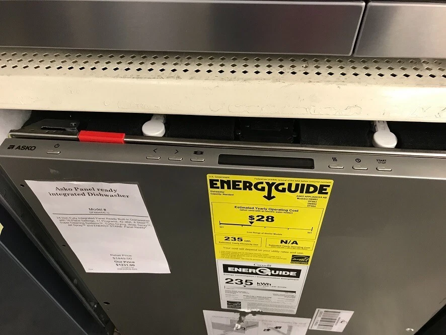 Asko 40 Series 24 in. Built In Fully Integrated Dishwasher
