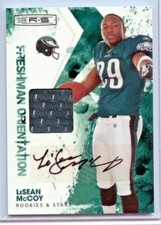 LeSean McCoy 2009 Rookies and Stars Freshman Orientation Jersey Auto /100 💎   2